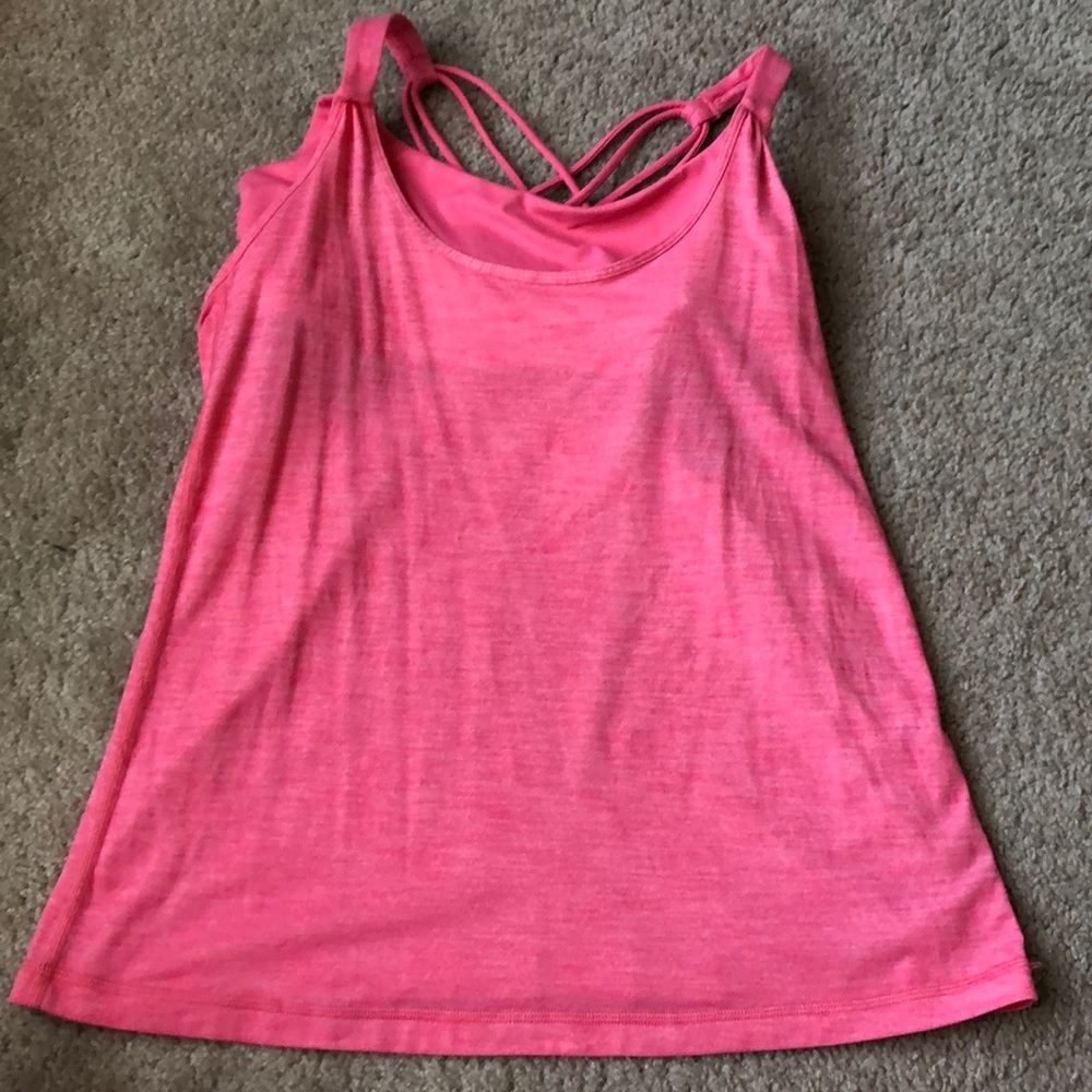 Lulu Lemon tank with built in bra
